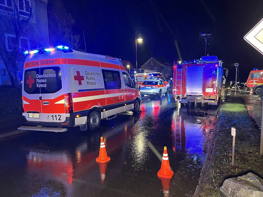 Unfall gestern Abend in Nohra