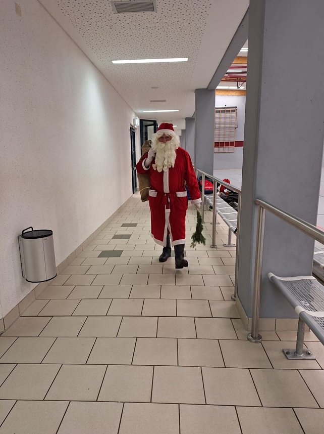 Weihnachtsfeier der E1 von Wacker 90