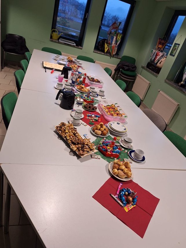 Weihnachtsfeier der E1 von Wacker 90