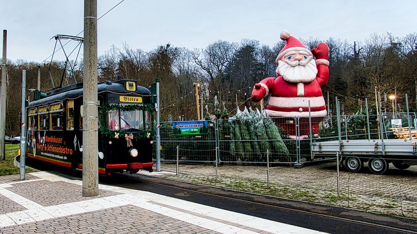 Die "Weihnachtsbahn" war unterwegs