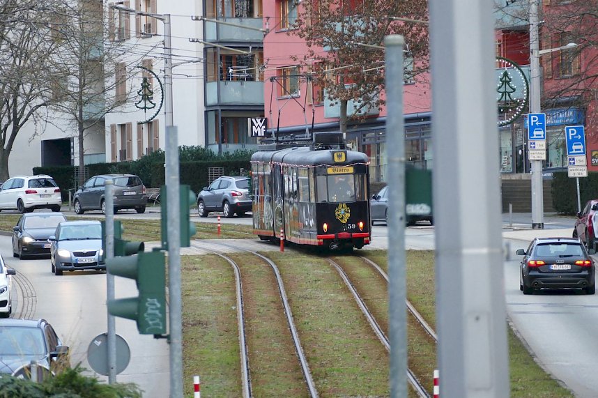 Die "Weihnachtsbahn" war unterwegs