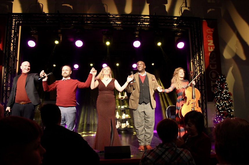 Weihnachtskonzert im Stocksen in Sondershausen mit dem Tenortrio Fellas