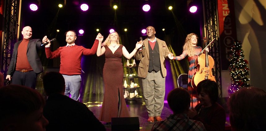 Weihnachtskonzert im Stocksen in Sondershausen mit dem Tenortrio Fellas
