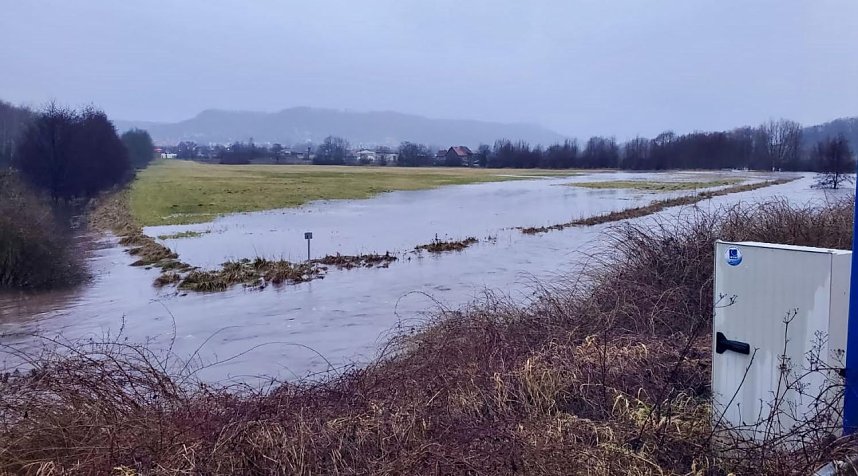 Hochwasser in Nordhausen