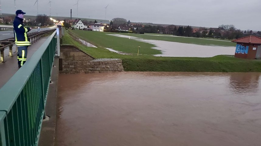 Hochwasser in Nordhausen