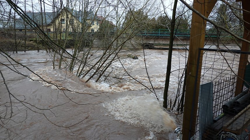 Hochwasser im Landkreis Nordhausen