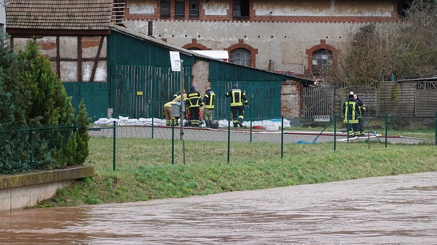 Hochwasser im Landkreis Nordhausen