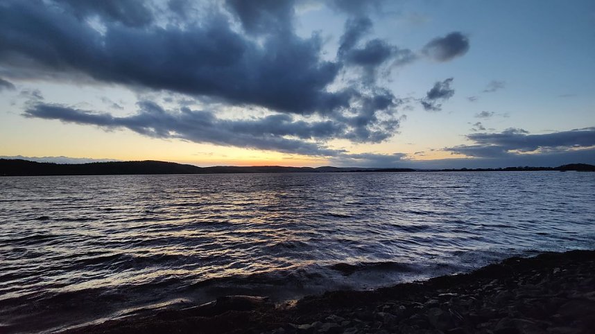 Voller Stausee bei Kelbra