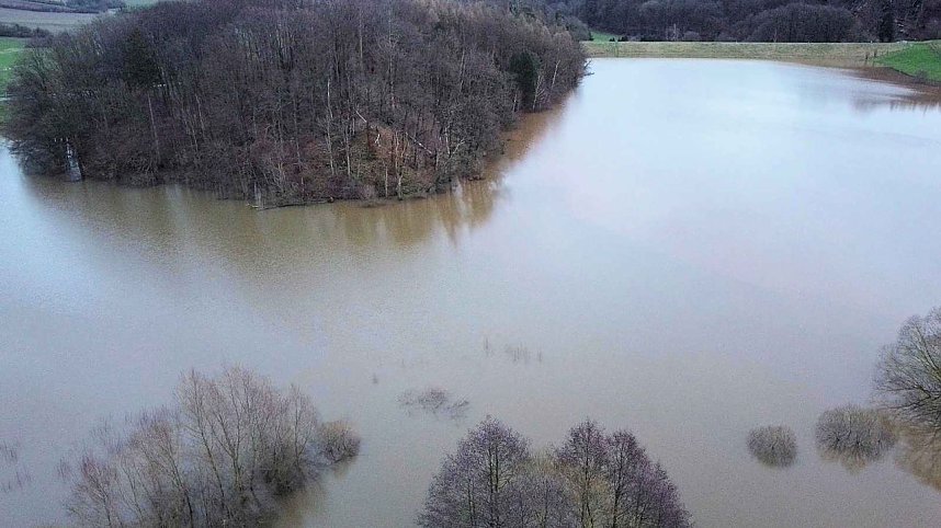Ibergtalsperre zwischen Buchholz und Stempeda