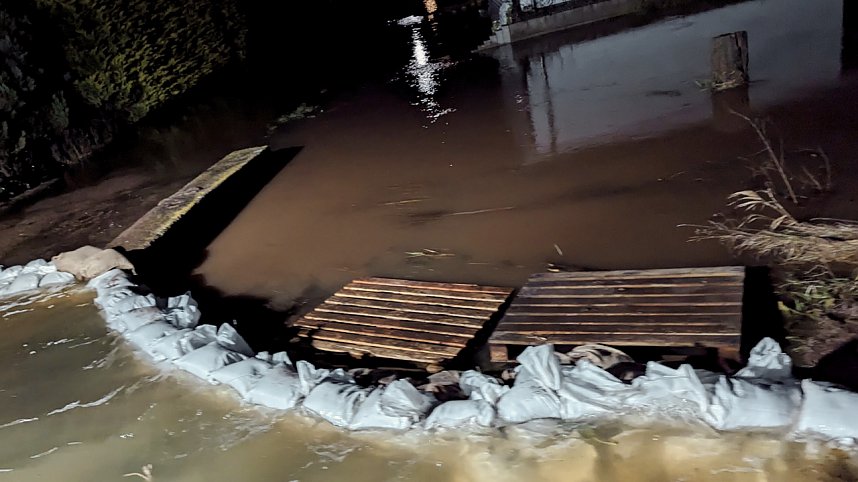 Land unter in Windehausen - Dezember 2023