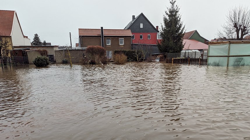 Land unter in Windehausen - Dezember 2023