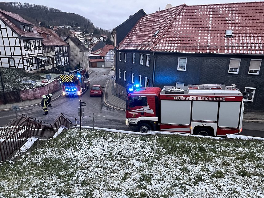 Gartenlaube brannte in Bleicherode