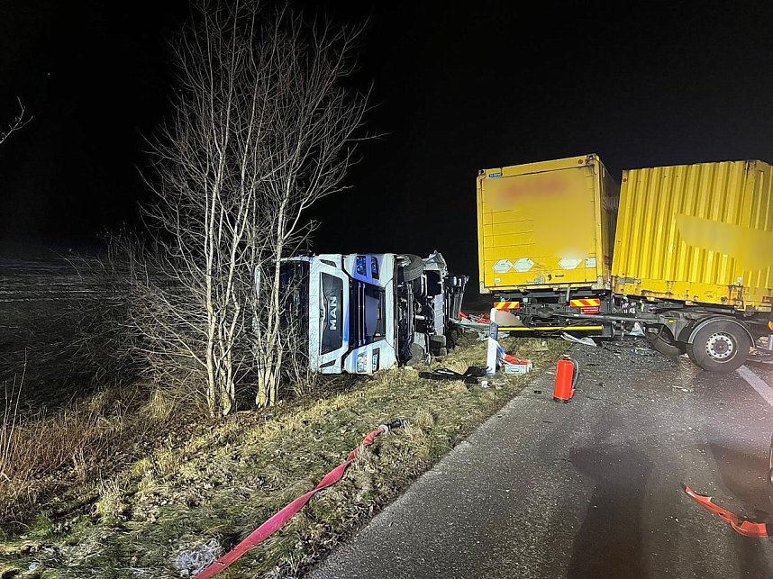Schwerer Unfall auf der A38 bei Wallhausen