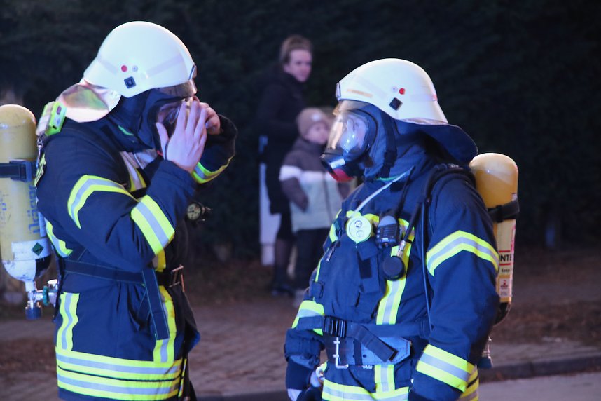 Einsatz in der Leimbacher Stra&szlig;e