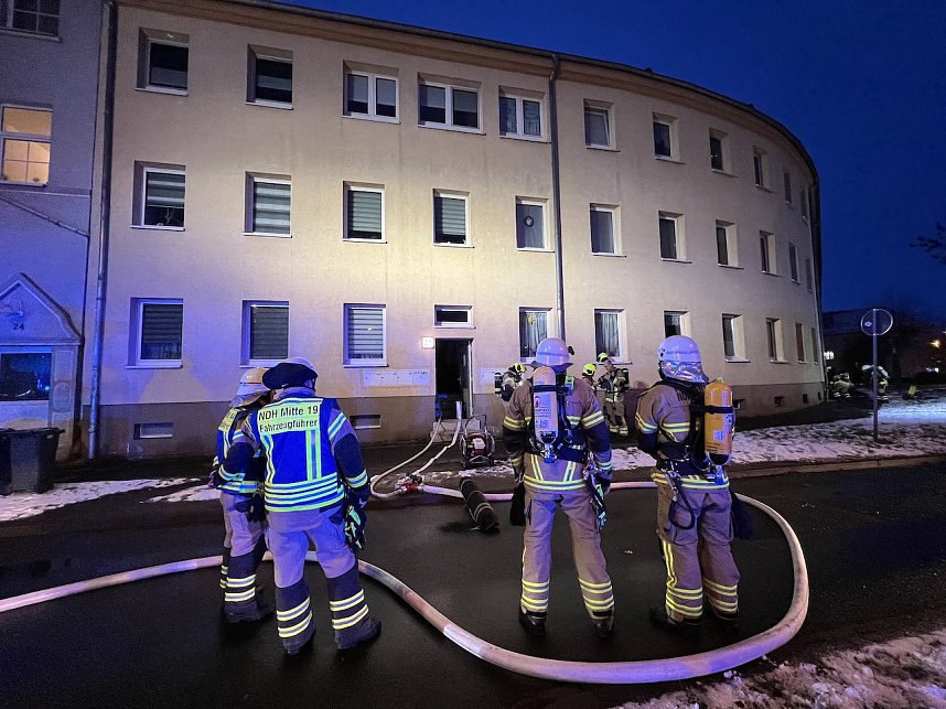 Wieder brannte es in der Leimbacher Stra&szlig;e
