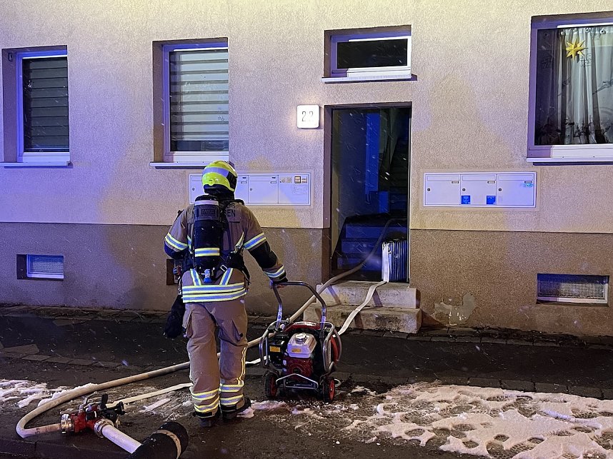 Wieder brannte es in der Leimbacher Stra&szlig;e