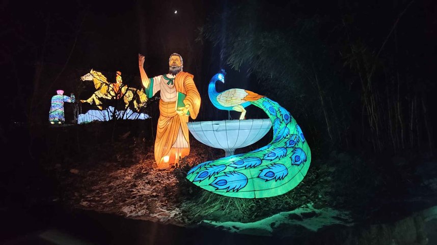 Peter Blei unterwegs in magischen Lichterwelten