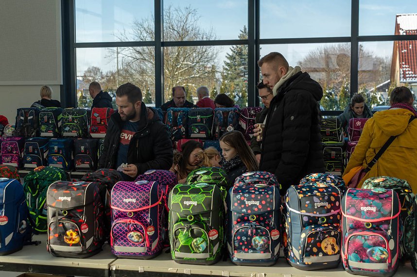 Schulranzentag im Autohaus Peter