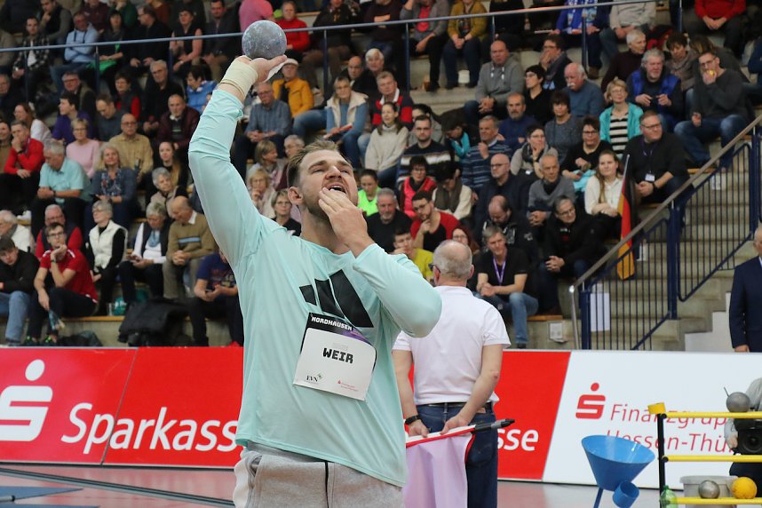 15. Kugelsto&szlig; Indoor in Nordhausen