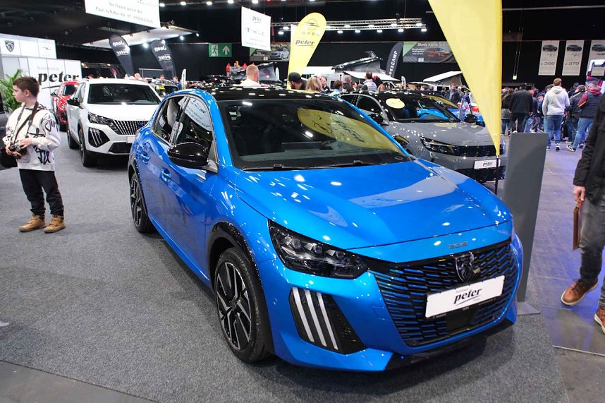 Peter Blei unterwegs auf der Automesse Erfurt