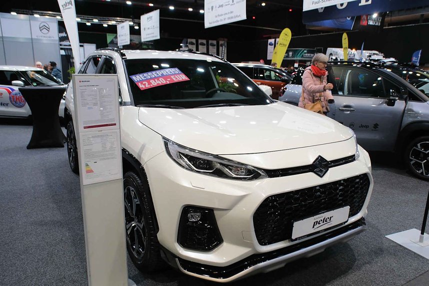 Peter Blei unterwegs auf der Automesse Erfurt