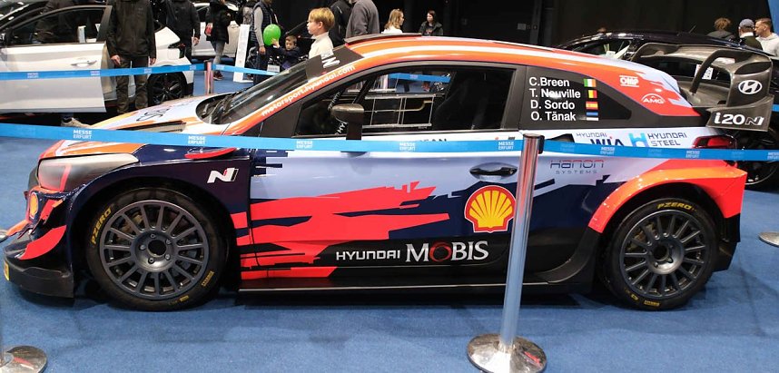 Peter Blei unterwegs auf der Automesse Erfurt