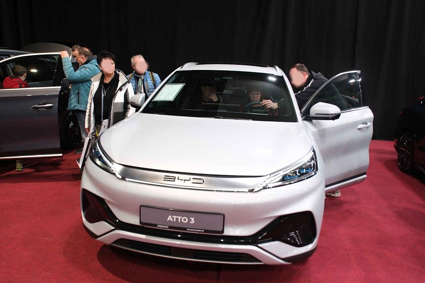 Peter Blei unterwegs auf der Automesse Erfurt