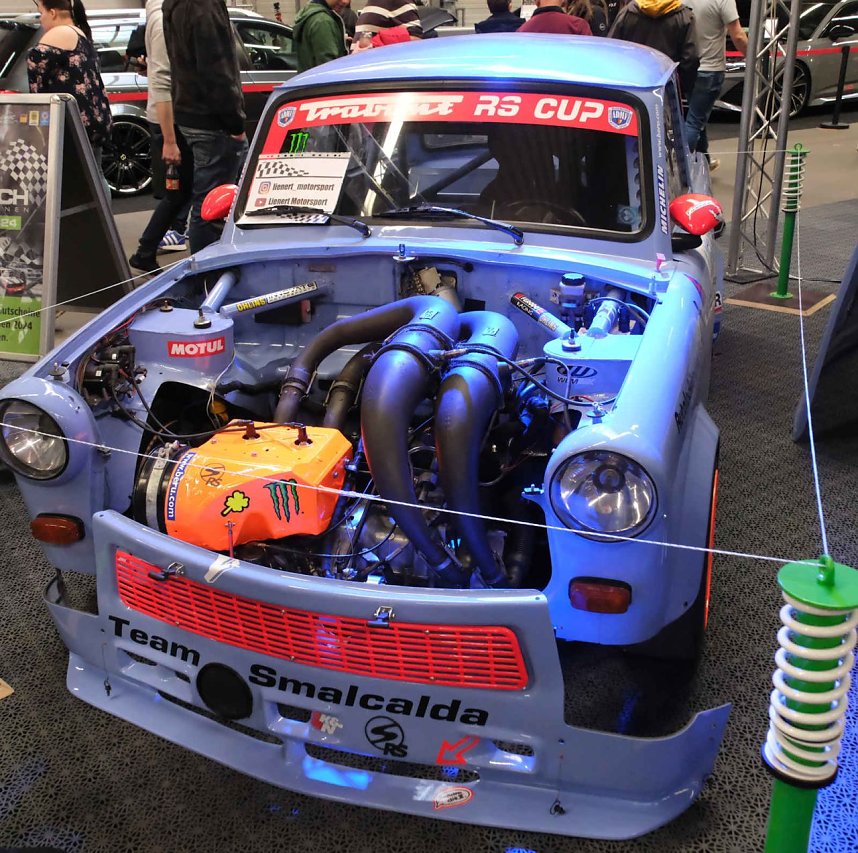 Peter Blei unterwegs auf der Automesse Erfurt