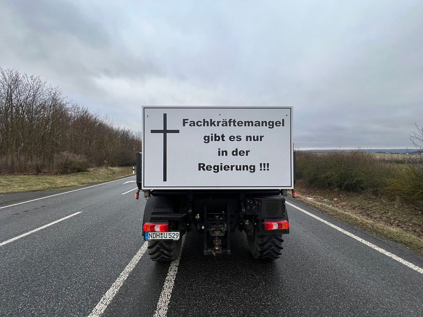 Bauernprotest bei Werther