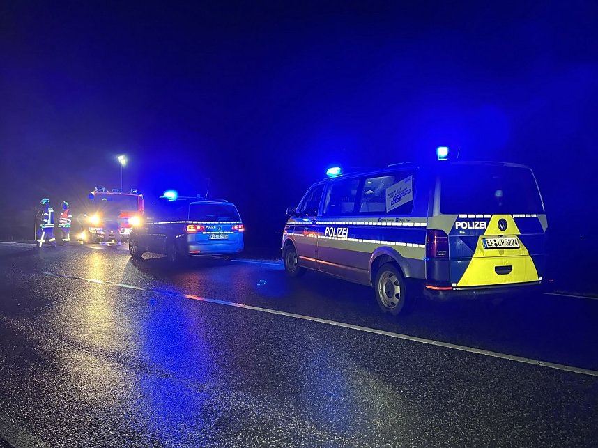 Schwerer Unfall auf der B4