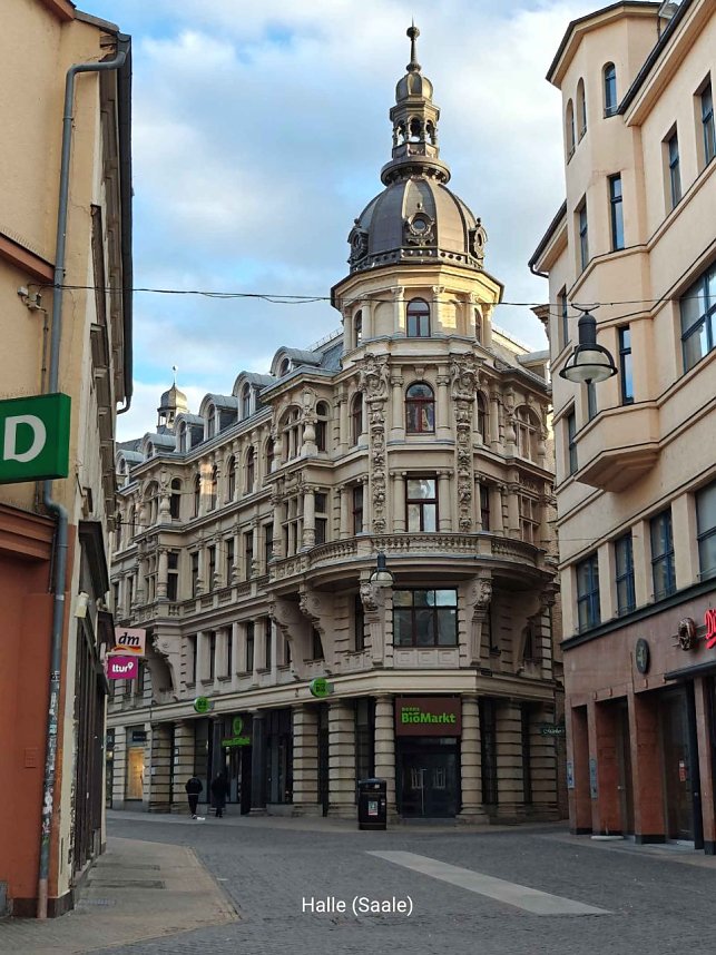 Peter Blei unterwegs in Halle