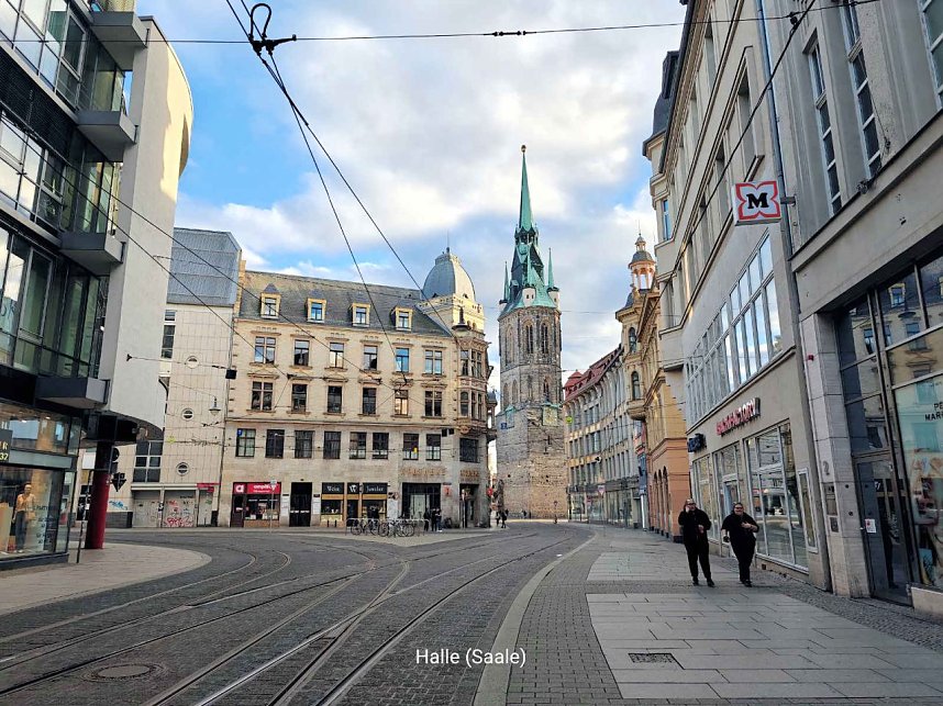 Peter Blei unterwegs in Halle