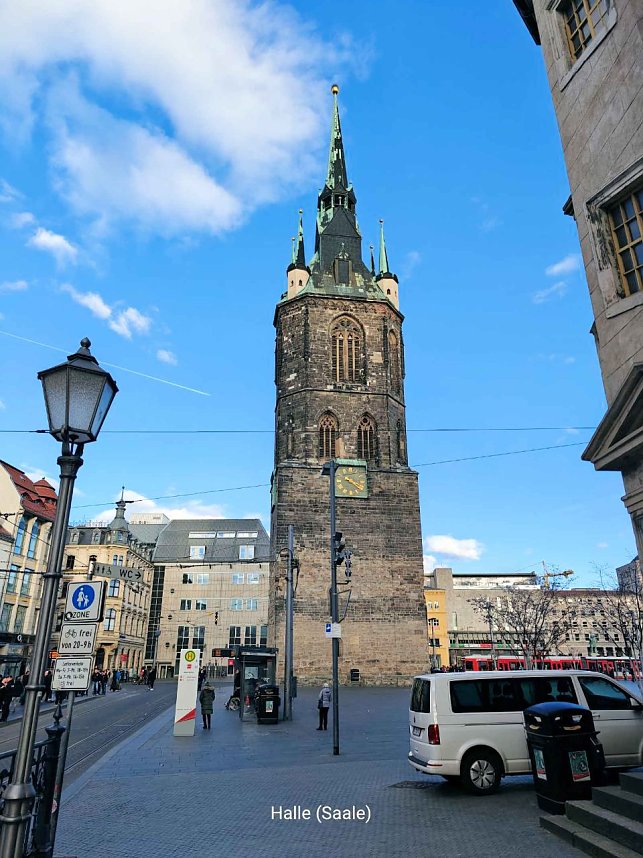 Peter Blei unterwegs in Halle