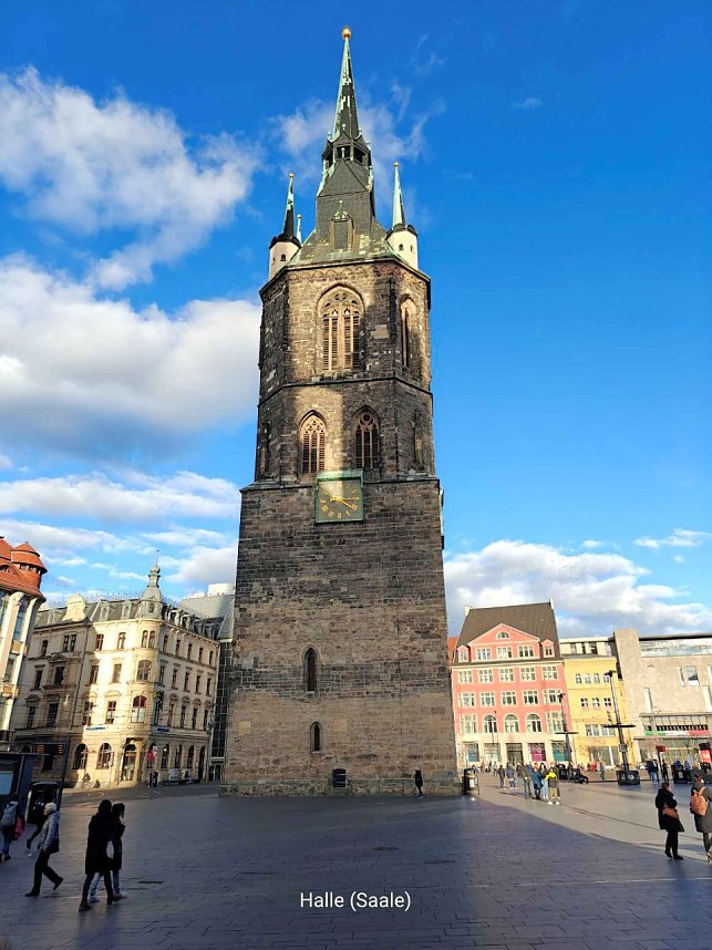 Peter Blei unterwegs in Halle