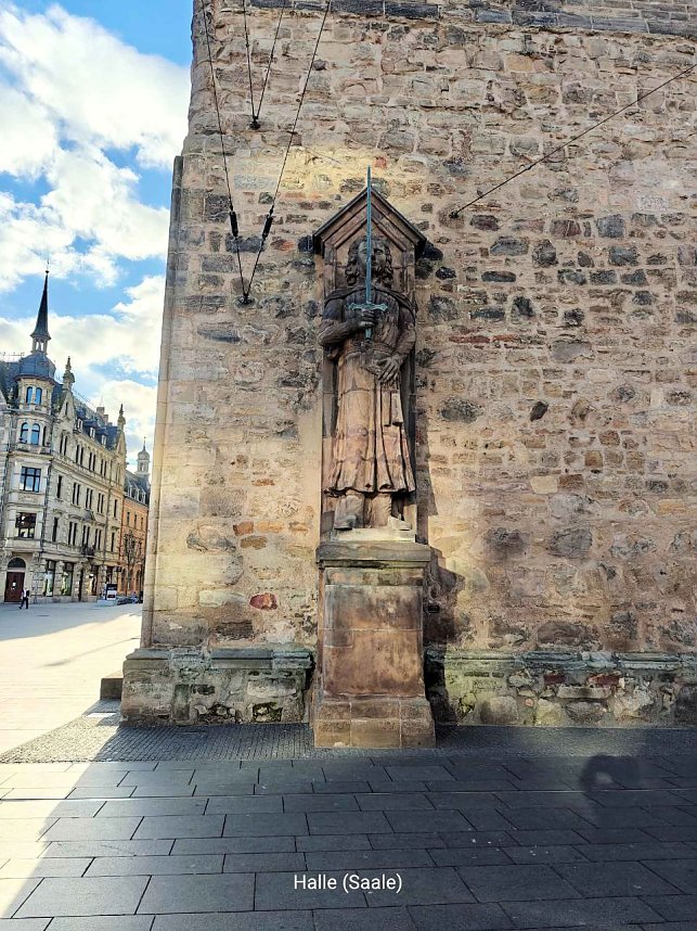 Peter Blei unterwegs in Halle