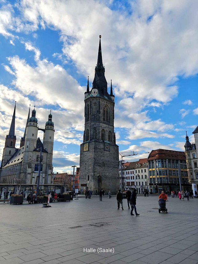 Peter Blei unterwegs in Halle