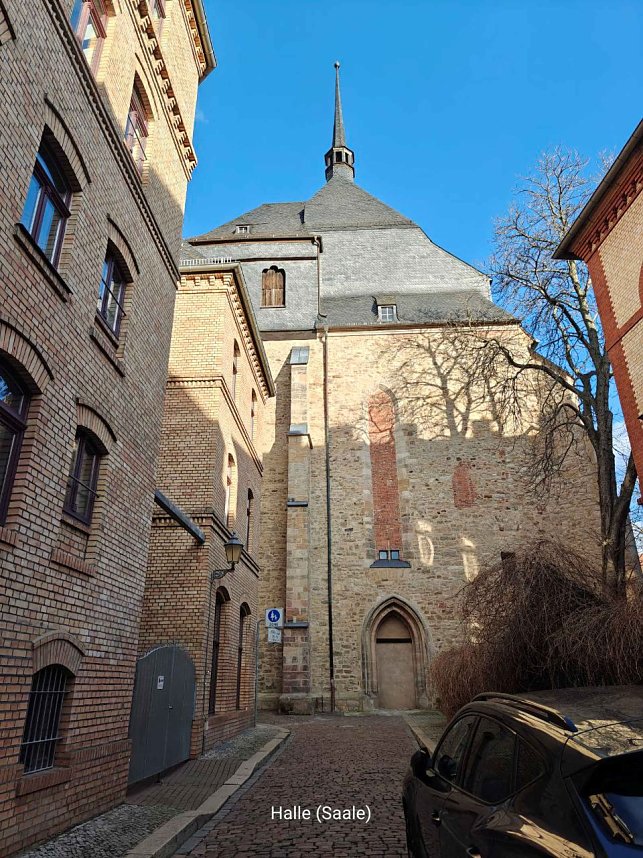 Peter Blei unterwegs in Halle