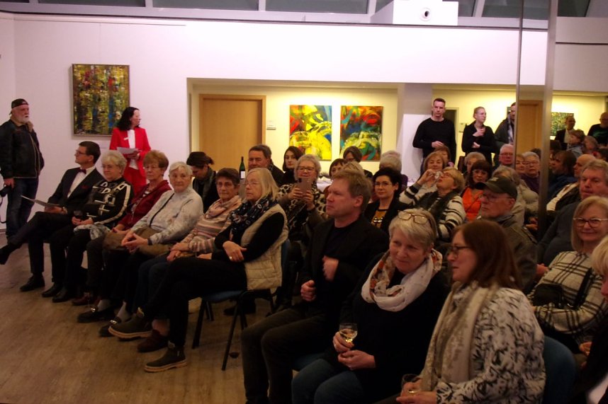 Vernissage in der Galerie der Kreissparkasse