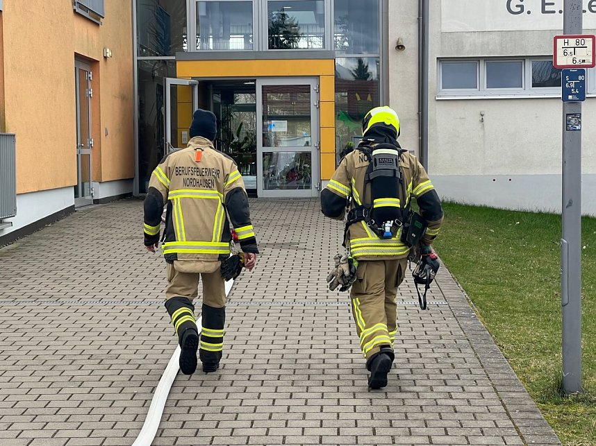 Feuerwehreinsatz an der Lessingschule