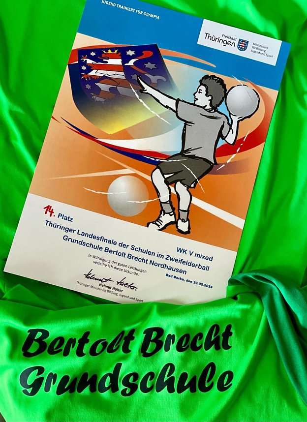 Landesfinale im Zweifelderball in Bad Berka