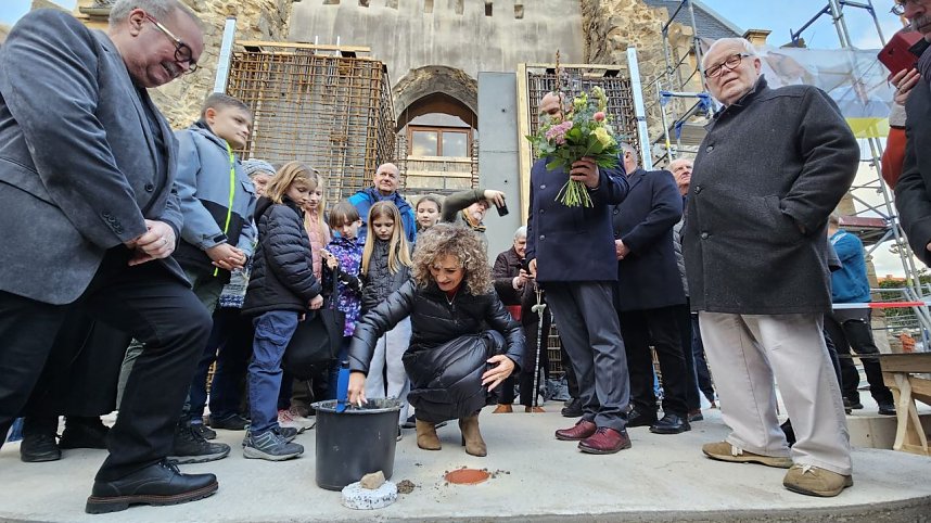 Historische Grundsteinlegung an der Kirche St. Johannis in Ellrich