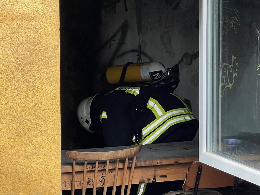 Brand in der Erzbergstra&szlig;e