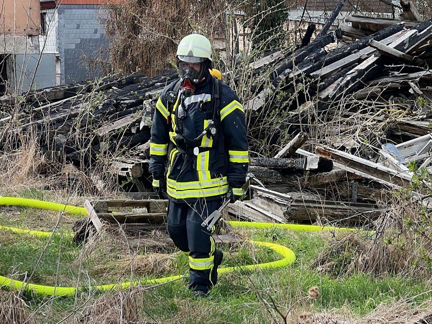 Brand in der Erzbergstra&szlig;e