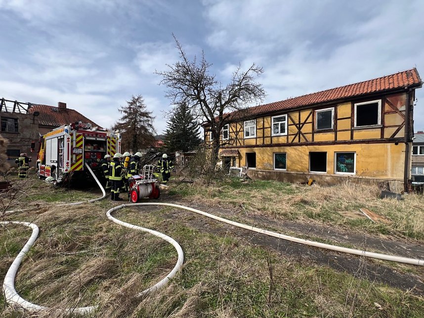 Brand in der Erzbergstra&szlig;e