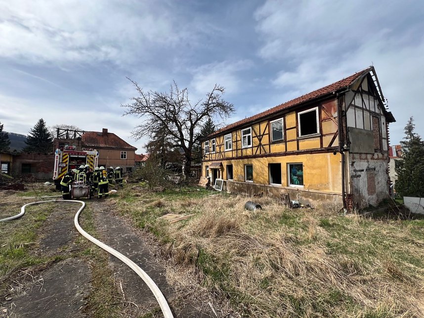 Brand in der Erzbergstra&szlig;e