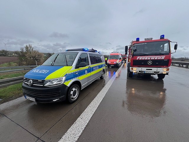 Unfall auf der A38
