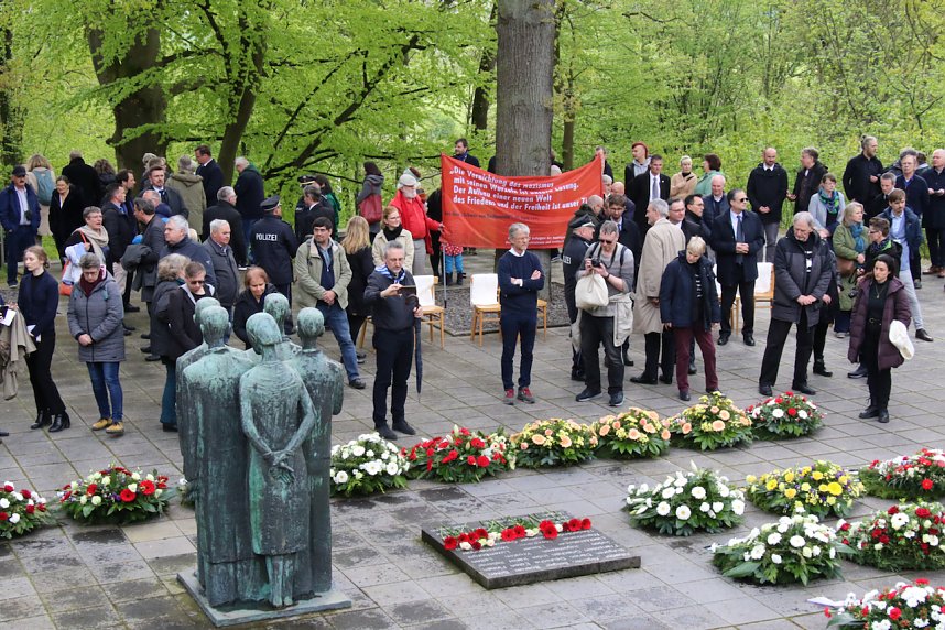 Gedenkveranstaltung zum 79. Tag der Befreiung des KZ Mittelbau-Dora