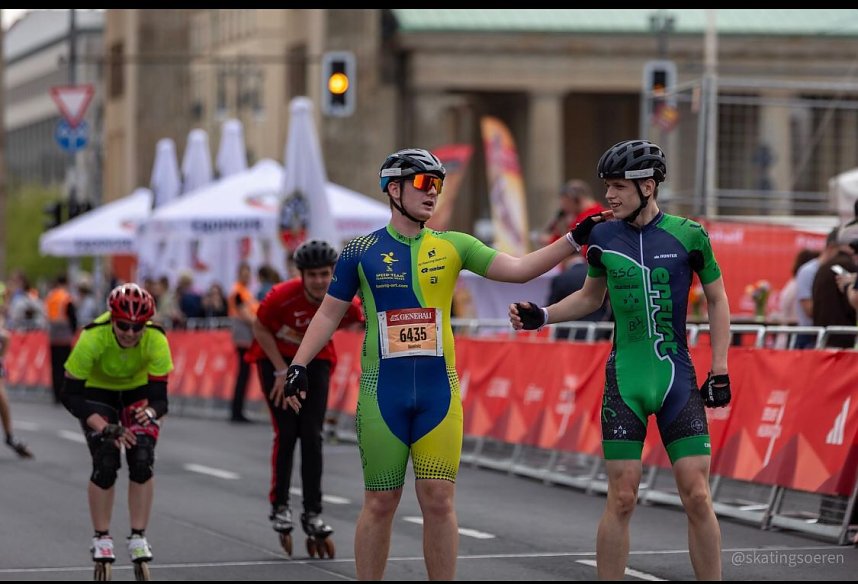 Berlin-Marathon der Skater