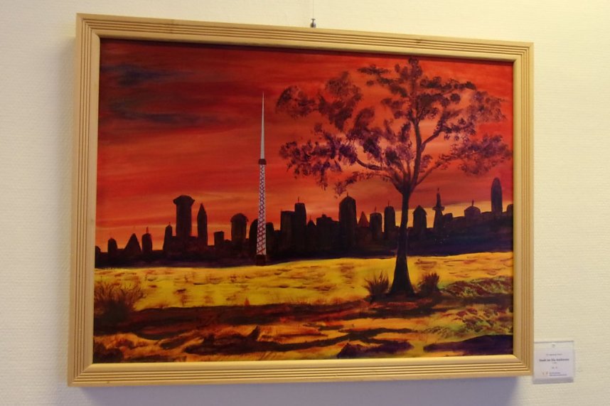 Vernissage in der Galerie der Kreissparkasse Nordhausen