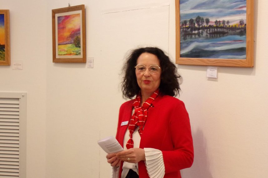 Vernissage in der Galerie der Kreissparkasse Nordhausen